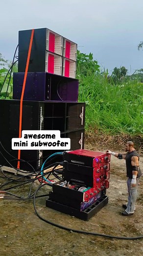 3.9K views · 22 reactions | awesome mini subwoofer | miniatur sound system | Facebook