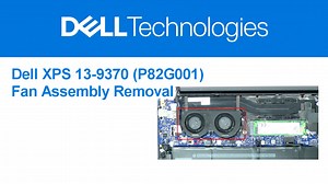 How to Remove Fan Assembly for XPS 13-9370