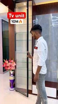 ✨ Stylish TV Unit Designs for Hall | Wooden & Wall Mounted TV Units |#shortvideo #tvunitdesign