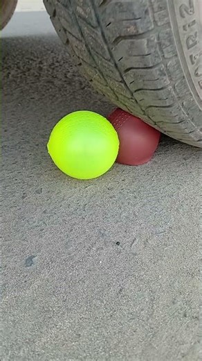 Crushed Crunchy and Soft things By Car Experiment with Balls