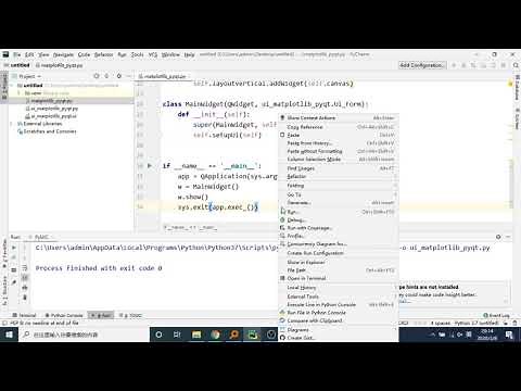 embed matplotlib in pyqt5 with Qt Designer