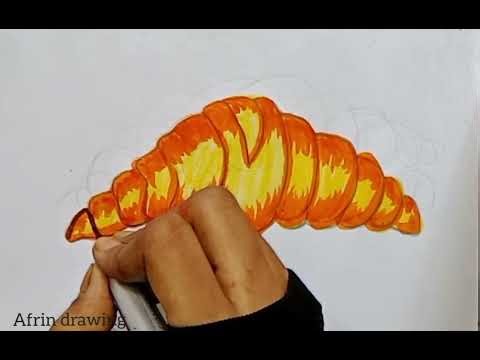 How to draw a food easy drawing step by step