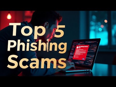 Top 5 Phishing Attacks You Must Know in 2025💥 | Avoid These Cybersecurity Scams! #phishing