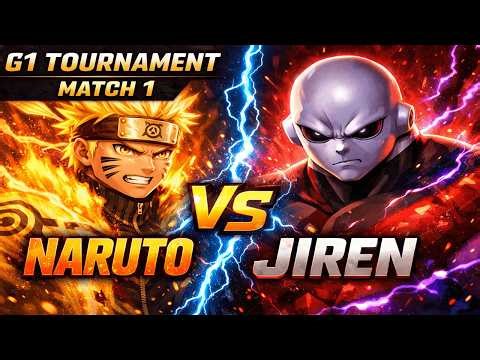 Anime Tournament G1 🔥 Naruto vs Jiren | Multiverse Battle MD1 | Who Wins?