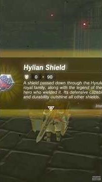 Getting the Legendary Hylian Shield in Zelda #zelda #hylian #shield #botw #zeldabotw #nintendo #sw2