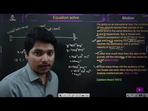 19. Jessore Board 2021 Motion | English Version | Chapter 2 | SSC Physics