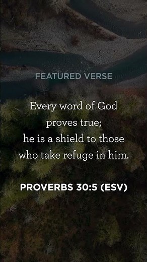 Proverbs 30:5 (ESV)