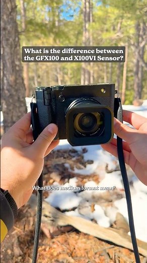 Medium Format vs APS-C #cameragear #fujifilm