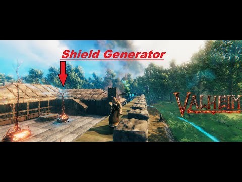Shield Generator And Bedroom Building: S2 Valheim Ep37