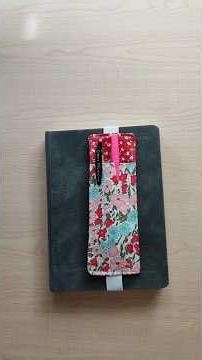 diy pen holder & bookmark from scrap fabric #diy #tutorial #penholder #bookmark #sewing #sewinghack