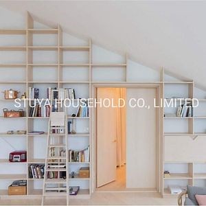 [Hot Item] Foshan Modern Simple Design Custom MDF Bookshelf Cabinet Home Furniture