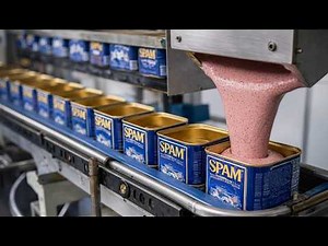 Inside the SPAM Factory: How the World’s Most Famous Canned Meat Is Produced (Full Process).