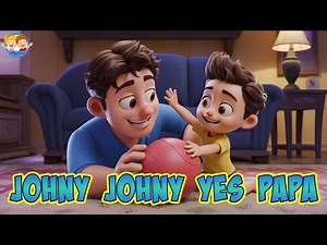 Johny Johny Yes Papa - Nursery Rhymes for Kids - LYRICS VIDEO