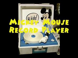 Mickey Mouse Record Player