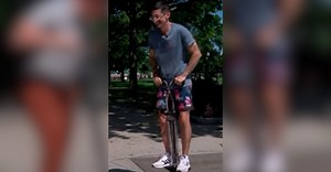 Pogo Power! South Boston Man Seeks To Break Pogo Stick Record For A Great Cause.