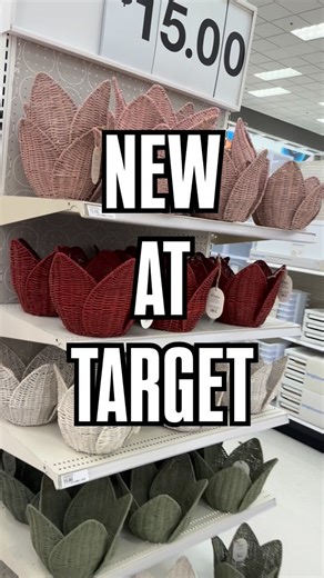 Target_Mom_Ventures on Instagram: "Comment NEED to shop 🎯 How cute are these tulip storage baskets 🌷 #target #new #storage #basket #targetfinds"