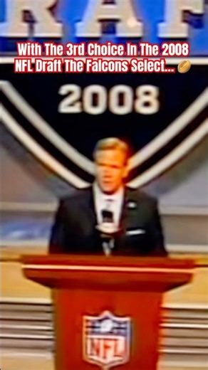 #shorts #falcons #americanfootball - With The 3rd Choice In The 2008 NFL Draft The Falcons Select…🏉