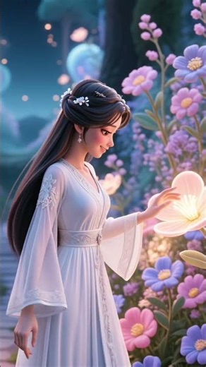 Beautiful Fantasy Girl Walking Through a Dream World 🌸 AI Art