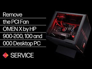 Remove the PCI Fan | OMEN X by HP 900-200, 100 and 000 Desktop PC | HP