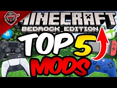 Top 5 Bedrock Mods on Console! | [PS4/PS5/XBOX/PE/SWITCH]