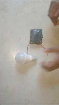 220volt Led lights ko 12 volt se jala diya #shorts #ledlight #battery #trendingshorts #viral