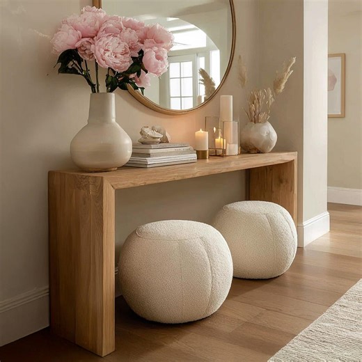 Handmade Wood Console, Rustic Console, Solid Wood Console, Oak Console, Custom Console, Entry Console, Farmhouse Table Console, Console - Etsy