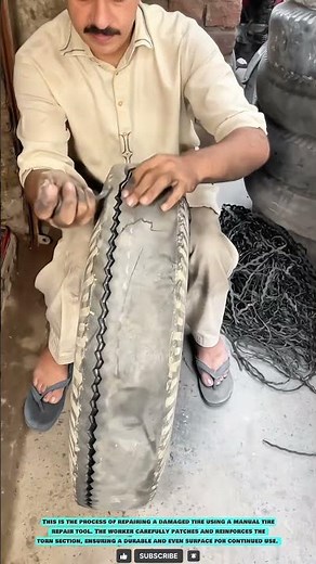 Tire Repair Tool: Precise Manual Patching Technique