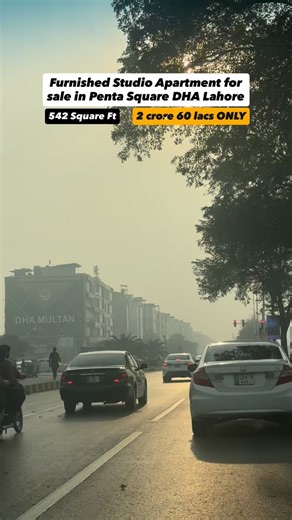 Junaid Ahmed Khan Realtor on Instagram: "This luxurious studio apartment offers modern interiors and premium amenities. The apartment features a spacious bedroom with an attached bathroom, a stylish living and dining area, and a fully equipped modern kitchen. You’ll also enjoy central heating and cooling, a microwave oven, electric hot plate, dishwasher, and deep freezer. The building amenities include 24/7 security and CCTV surveillance, dedicated parking, high-speed elevators, power backup, a