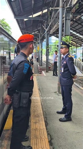 Conductor Leads Roll Call Before Train Departure