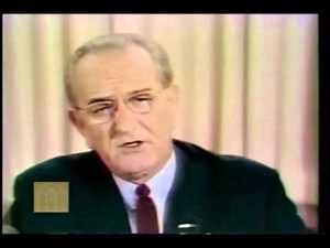 LBJ says no to reelection bid/3-31-1968