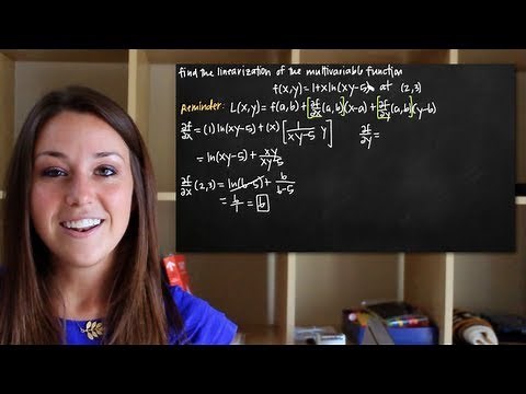 Linearization of a multivariable function (KristaKingMath)