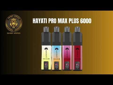 Hayati Pro Max Plus 6000 Prefilled Vape – Specifications Breakdown