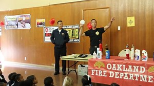 Hundreds of Oakland students attend fire safety event as part National Fire Prevention Day