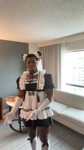 Malik on Instagram: "Catboy Maid #fyp #costume #halloween #catboy #maid"