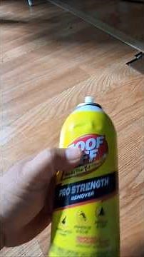 Using the Good Off Pro Strength Remover Spray for the first time #productreview #hardwoodfloors