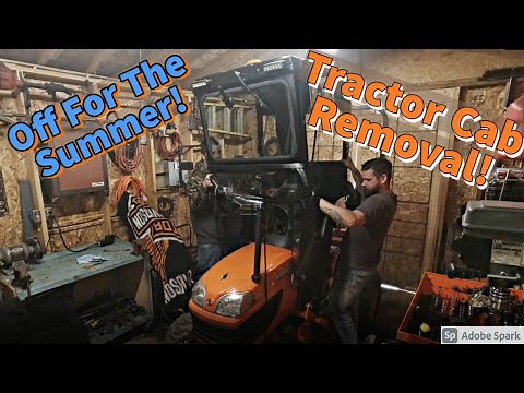 Kubota BX- Original Tractor Cab Removal (How-To) Video