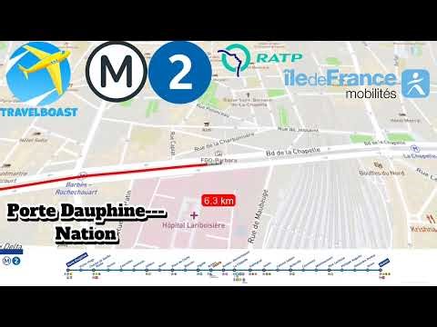 MÉTRO Ⓜ️2 RATP - Porte Dauphine---Nation | Année 2026 | TRAVEL BOAST