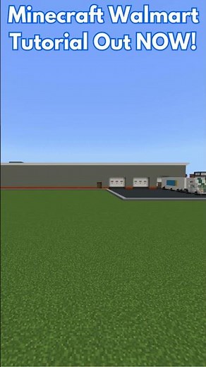 Walmart in Minecraft (Tutorial linked below) #minecraft #minecrafttutorial #minecraftcity