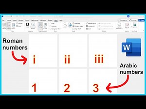 How to Insert Two Different Types of Page Numbers in One Document (Quick Tutorial)