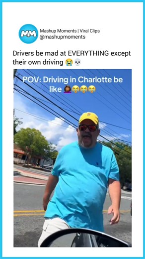 Mashup Moments | Viral Clips on Instagram: "Road rage turns everyone into a comedian nobody asked for 😭🚗💥 road rage jokes, funny driving moments, driving fails, relatable road rage, traffic humor, angry drivers compilation, comedy reels, viral funny moments, car memes, daily humor reel"