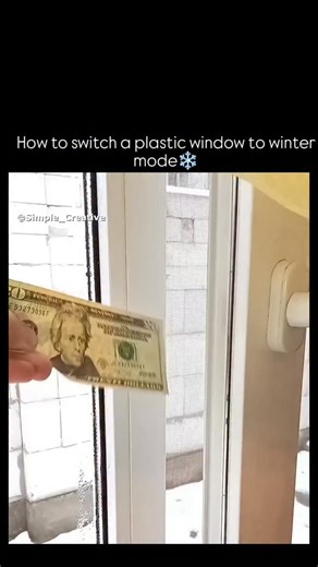 Reelity on Instagram: "The instagram reel video tutorial showing how to adjust uPVC plastic windows from summer to winter mode by turning eccentric cams with an Allen key, tightening the seal to block drafts as tested by a $20 bill. This adjustment, standard on many European-style windows, enhances insulation in cold weather and can reduce heat loss by up to 10%, according to window manufacturers like Fenbro and DAKO. With over 1.7 million views and 220 replies, the video sparks discussions on e