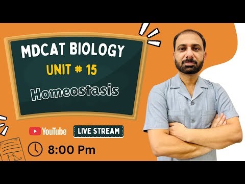 MDCAT Biology Session | Unit # 15 | Homeostasis | Dr Sohail