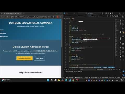 AN ONLINE STUDENT REGISTRATION SYSTEM[DORDIAK EDUCATION COMPLEX]