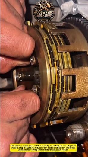 Inside a Multi-Plate Clutch: Precision Assembly You Need to See!