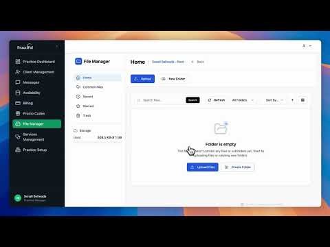 File Manager Walkthrough