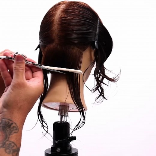 Wavy A-Line Bob (LOB Haircut Tutorial) #Trending #Bob #bobhaircut #bobhaircut #bobhaircuts #lobharicut #løb #lob #hairtutorial #hairtutorıal #hairtutorials #hairtutorial4you #freesaloneducation | Free Salon Education