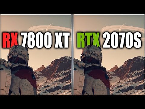 RX 7800 XT vs RTX 2070 Super Benchmarks - Tested in 20 Games
