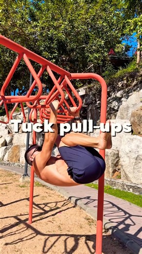 💪 Tuck pull-ups build serious core control