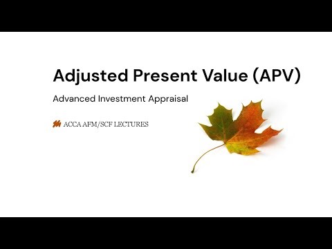ACCA AFM EXAM | Adjusted Present Value APV Questions