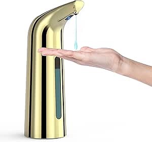 Automatic Soap Dispenser Touchless, 4 Adjustable Levels, Auto Hand Soap Dispenser, Infrared Motion Sensor,